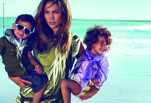 jennifer lopez twins gucci ads. Jennifer Lopez#39;s Twins in