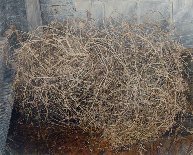 Tumbleweed by Ellen Altfest I thought of Wyeth and then read someone else said Wyeth. Tumbleweed by Ellen Altfest.