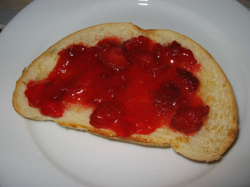 Strawberry Jam on Toast