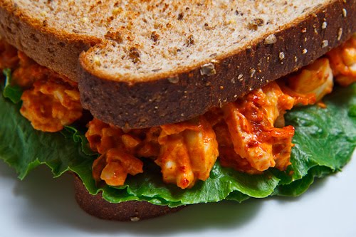 Salads And Sandwiches. Kimchi Egg Salad Sandwich