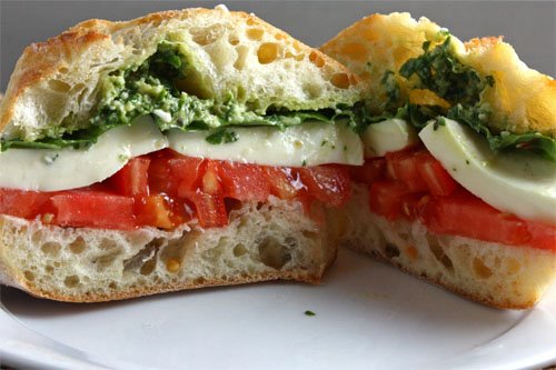 Pesto Sandwiches