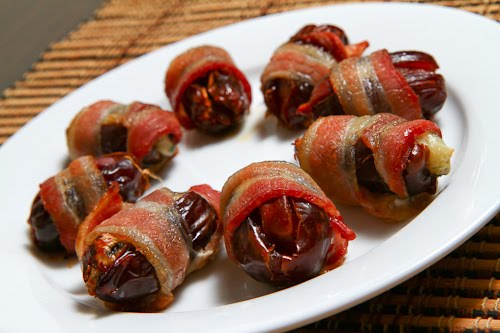 bacon wrapped chocolate