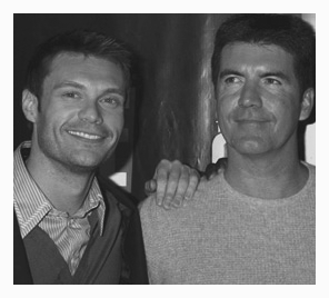 simon cowell and ryan seacrest bromance