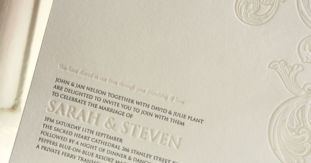 Bespoke Press sarah & stephen wedding stationery