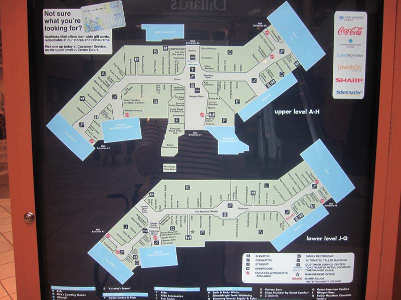 Northlake Mall Charlotte Nc Map