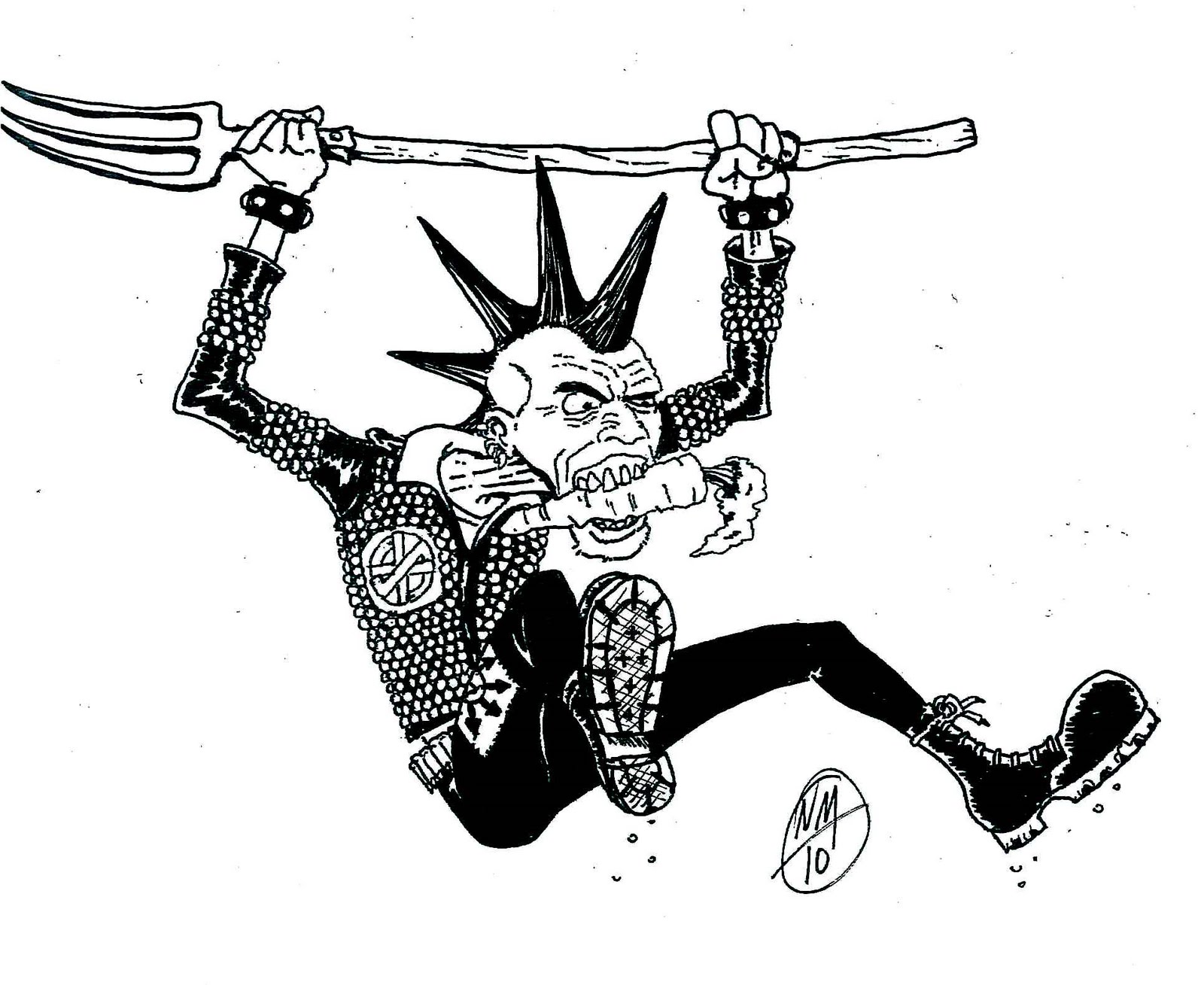 DIBUJO PUNK dibujo punk: