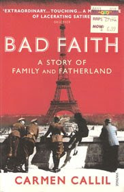 Bad Faith, Carmen Callil, book cover