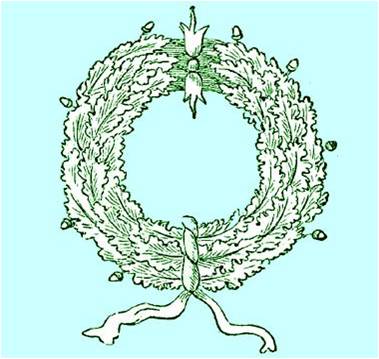 Civilización Romana. Corona+c%C3%ADvica,+con+hojas+de+roble+verdes(laurel)