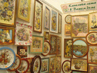 флористика, панно из сухоцветов