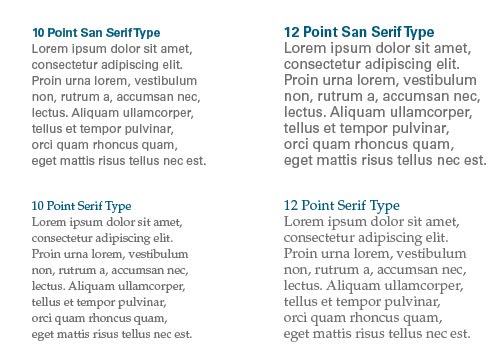 the creative cooler typography tip 3 use a smaller point size double spaced 12 point font