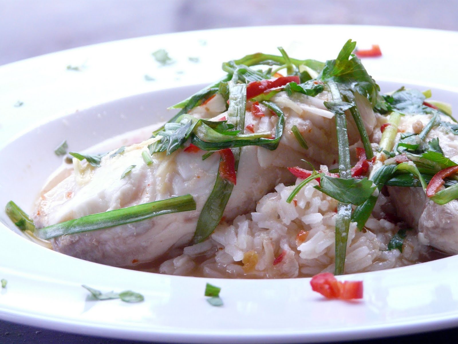 Thibeault's Table Earlier this Week Asian Style Halibut
