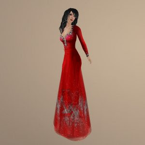 "الفستان الأحمر" للأديبة ريتا عودة Red+dress