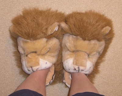lion slippers for adults