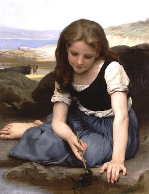 Citations sur les FEMMES... William+Bouguereau+-+Le+crabe+-+1869