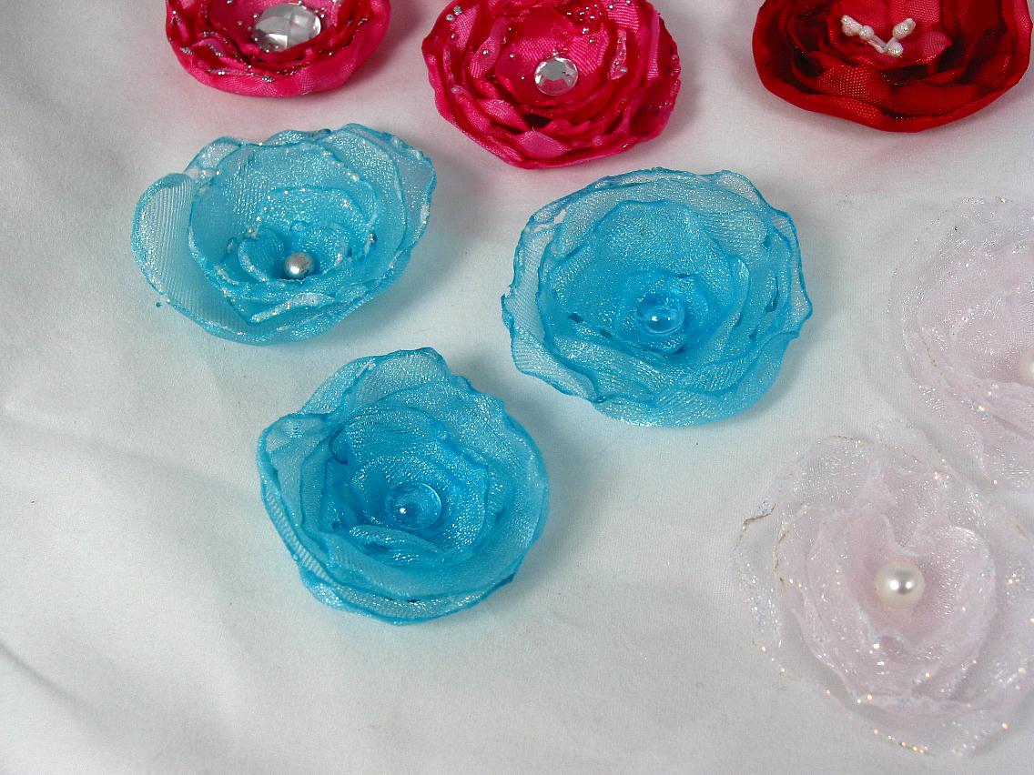 SASSY SCRAPPER Organza Flower Tutorial