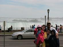 All wet at Niagra Falls