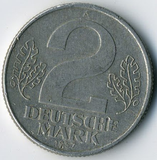 Coins Collection Numismatics Mark Deutsche Coins Münzen Monedas Немецкие монеты ГДР Марки altertümliche Münze Monedas antigua