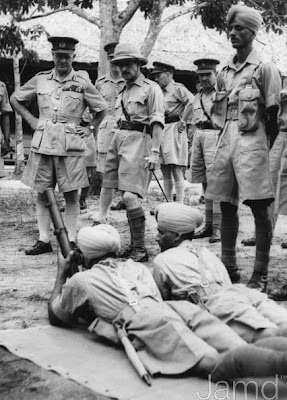 Wavell with Dogra troops
