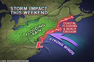>WEATHER WARNING FOR US EAST COAST