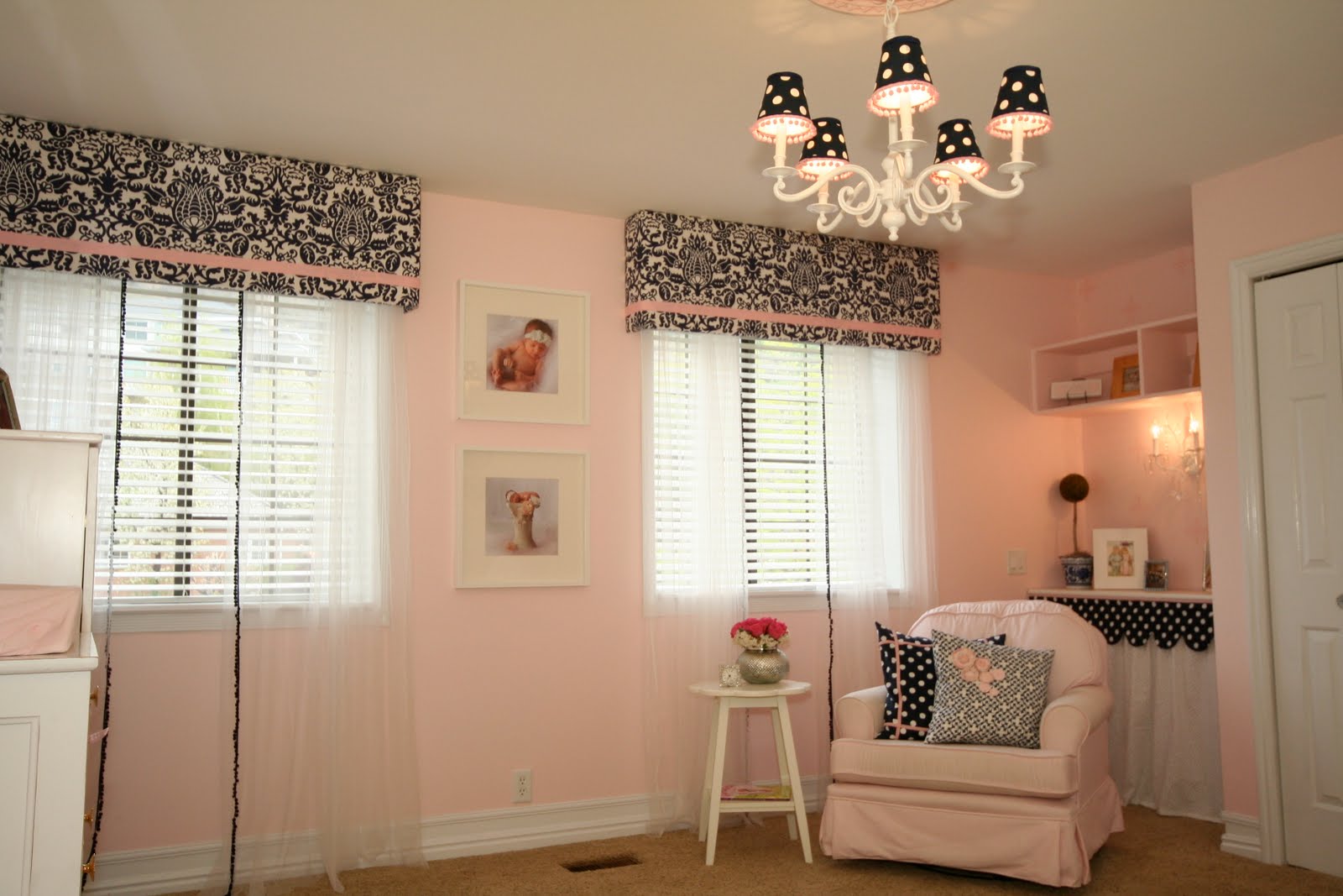 design dump pink + navy nursery