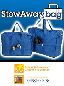 stowaway bag proceeds go to charity