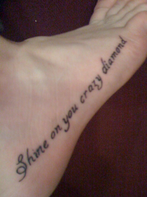 Shine On You Crazy Diamond Tattoo Com