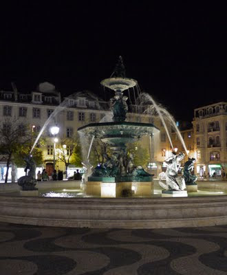 Rossio Square By Night Rossio Square By Night