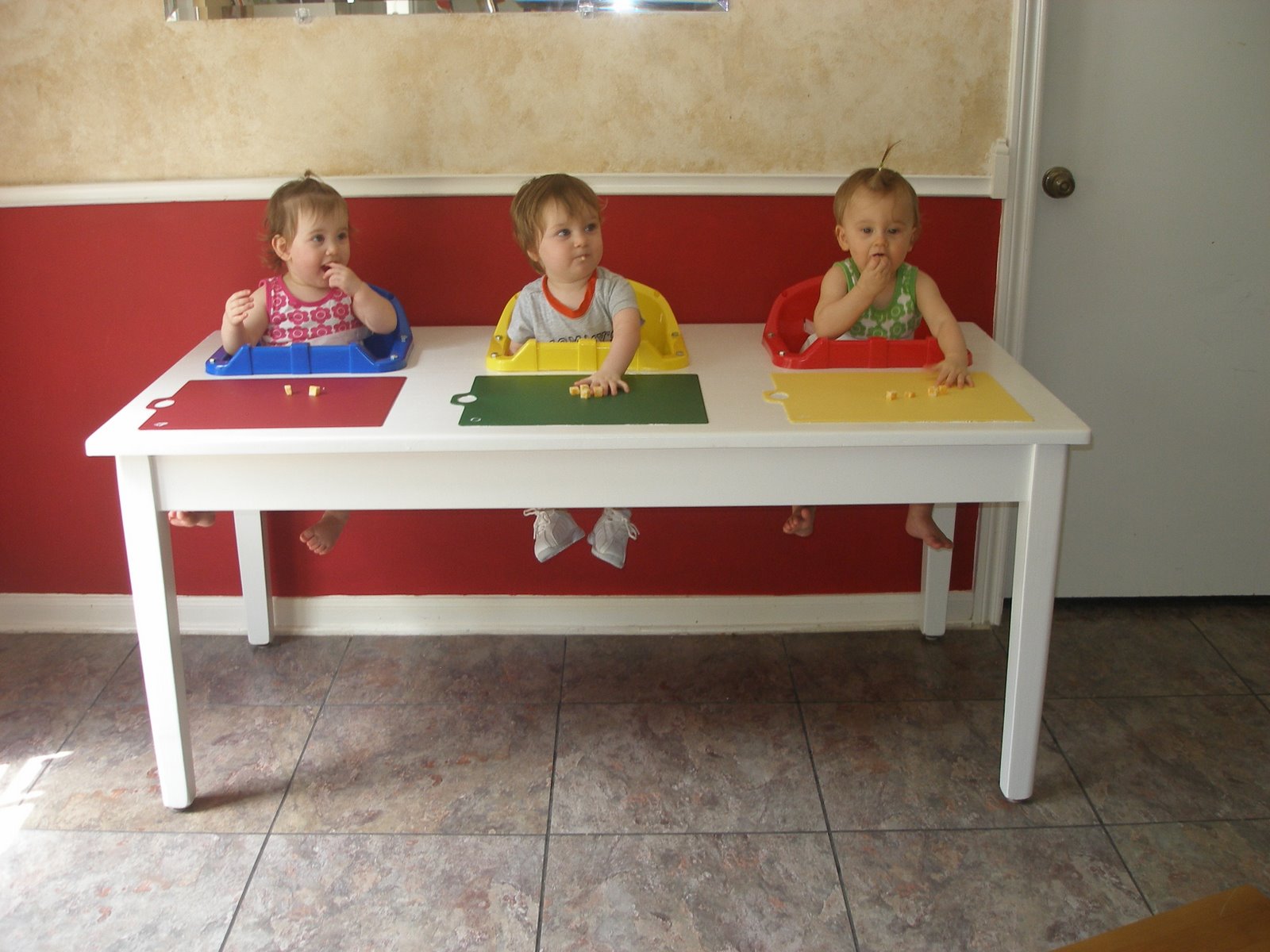 high chair table for multiples