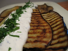 tahini-yoghurt eggplant