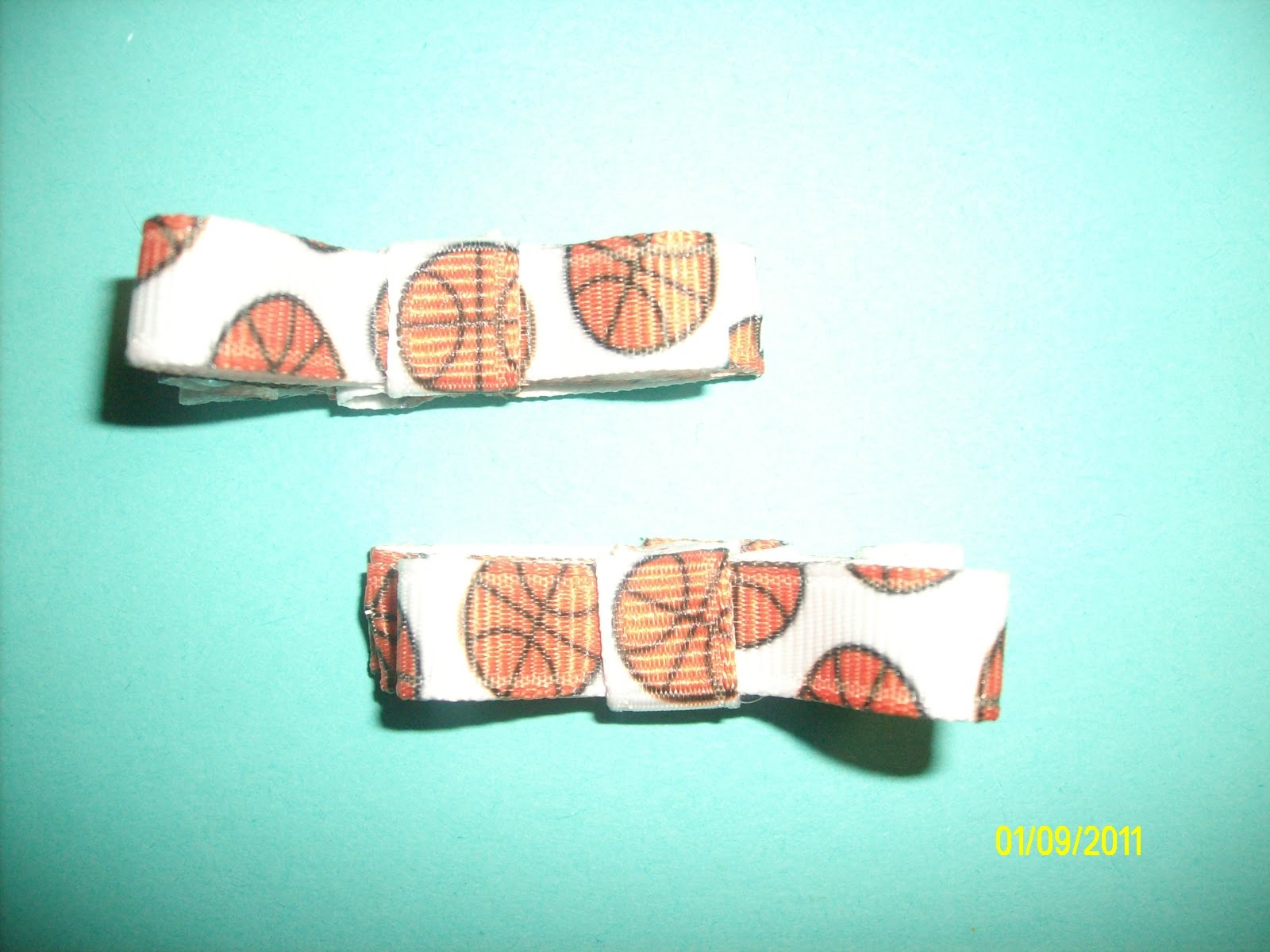 Basketball Hair Bows