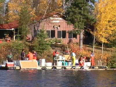 spawning project on camp dock