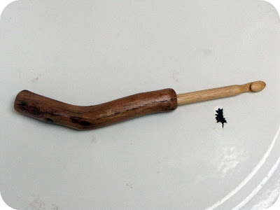 Hand Carved Wooden Crochet Hook - Bonanza :: Your destination for