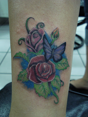 TATTOO: rosas-mariposa tattoo rosas. TATTOO: rosas-mariposa