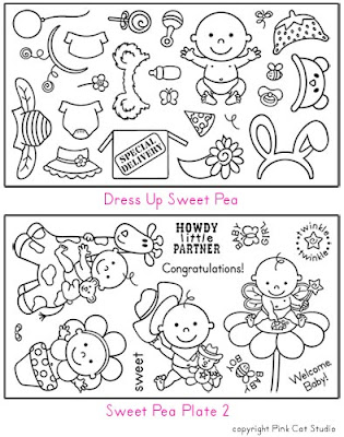 Sweet Pea Stamp