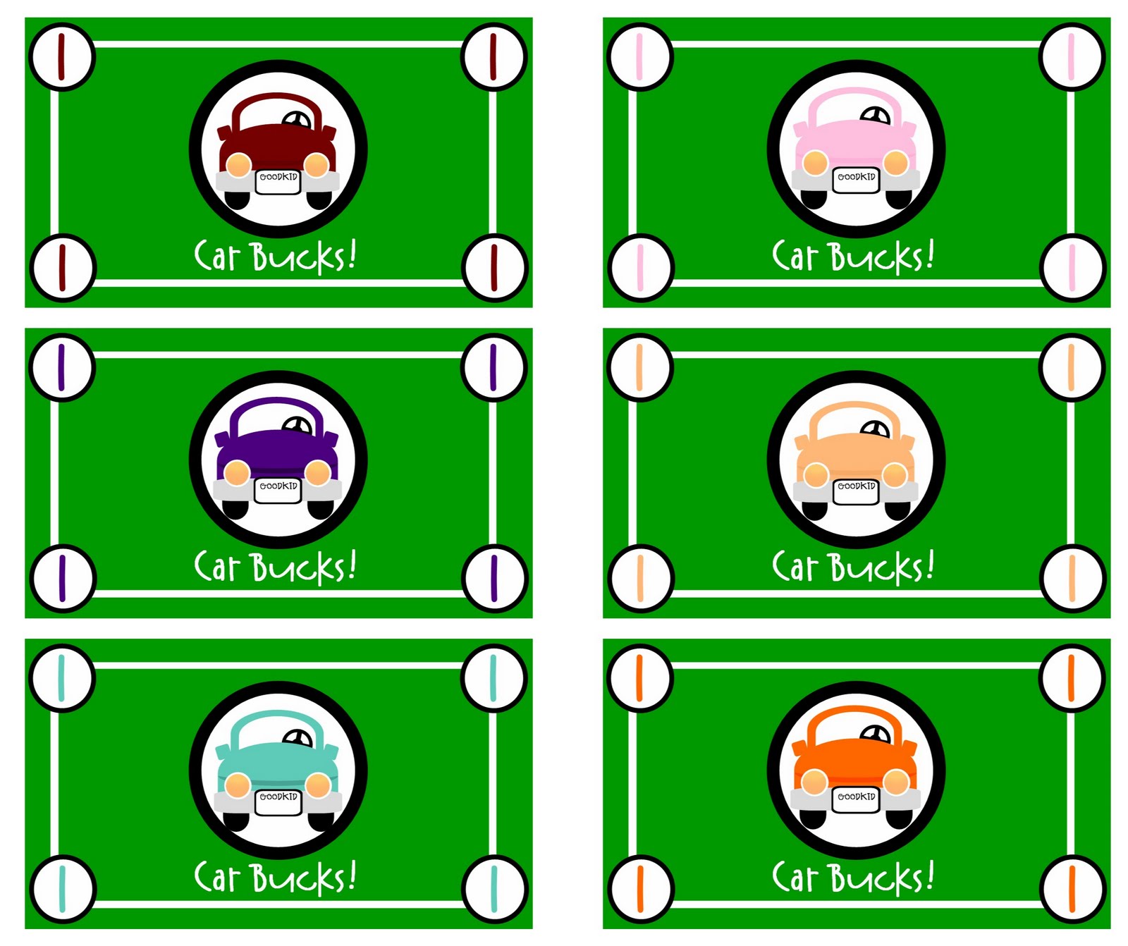 Prepared NOT Scared! Car Bucks!