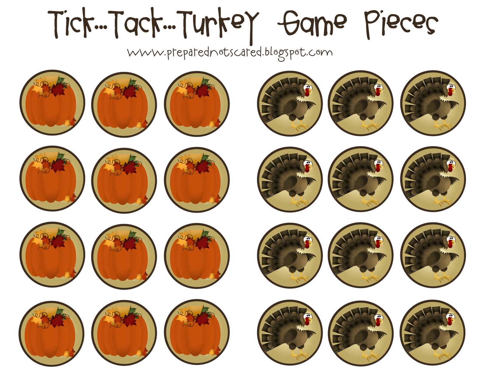 Prepared NOT Scared! Tick . . . Tack . . . Turkey!