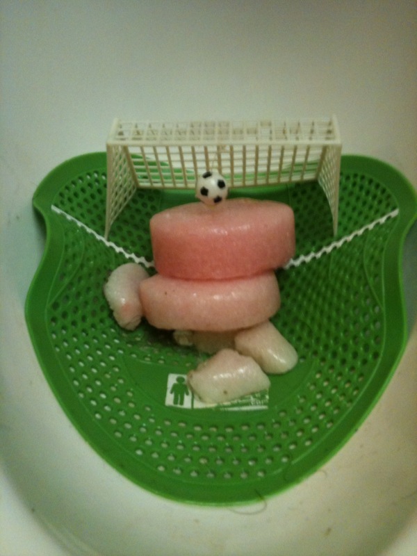 Soccer Goal Urinal Cake Soccer Goal Urinal Cake