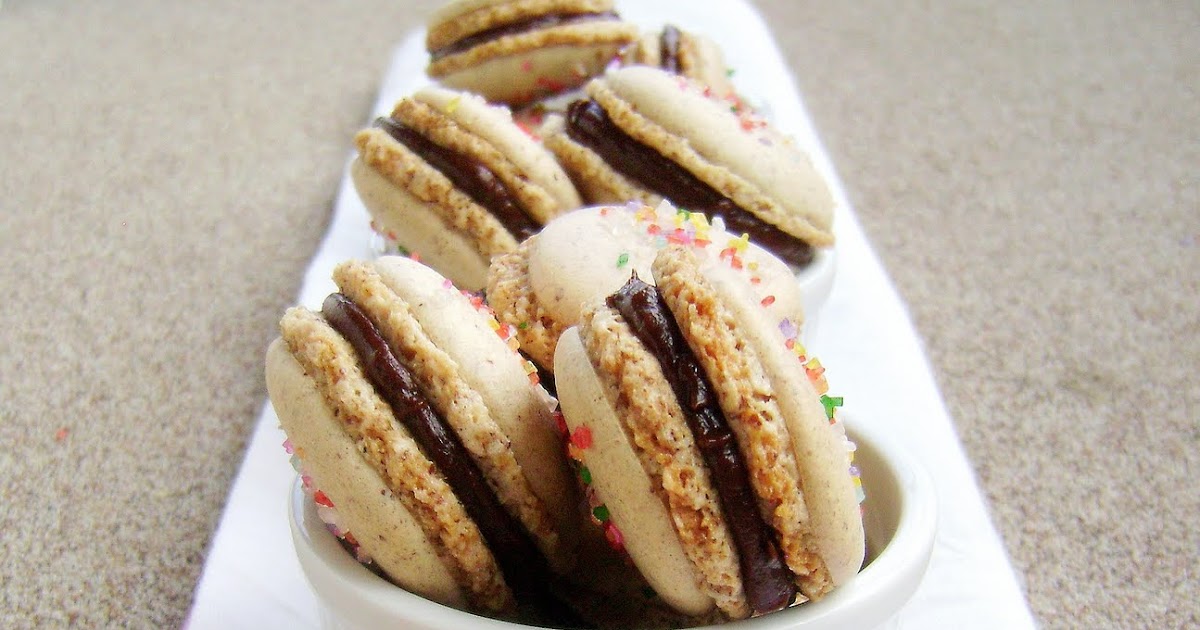 Ria's Collection ALMOND MACARONS with SALTED CARAMEL GANACHE 23