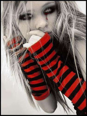 Silent depression depressed emo girl. Silent depression