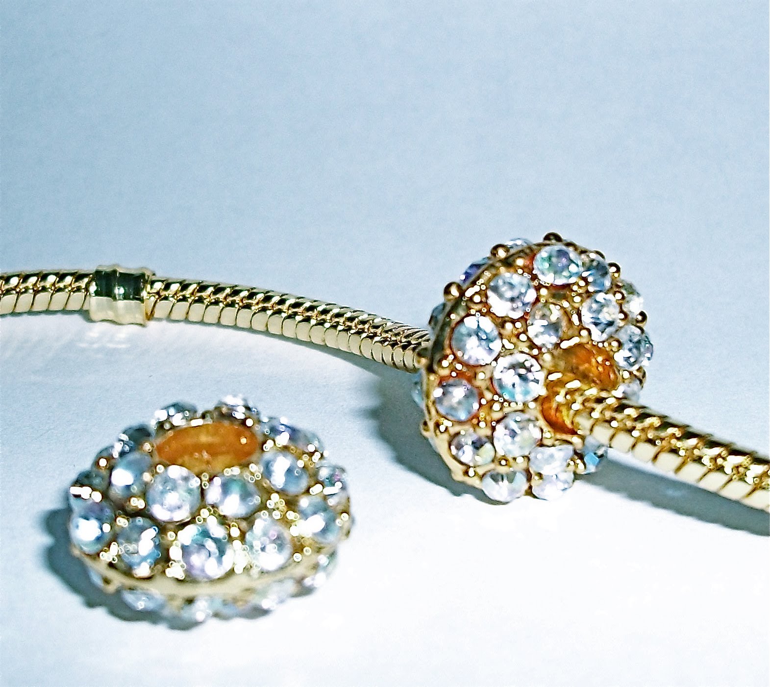 oshun spirit living light! New Pandora Style Beads just arrived at