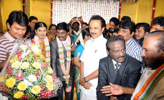 Vasanth Vijay wedding reception stills 7