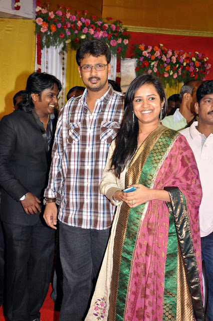 Vasanth Vijay wedding reception stills 8