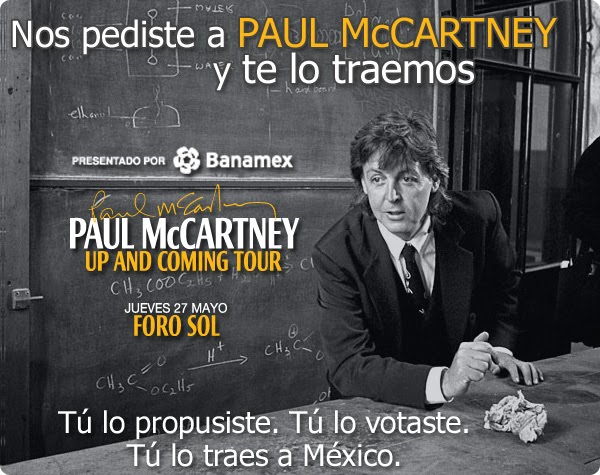 Paul McCartney Concert Setlist at Foro Sol, Mexico City on