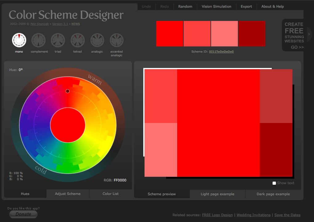 Color Scheme Designer