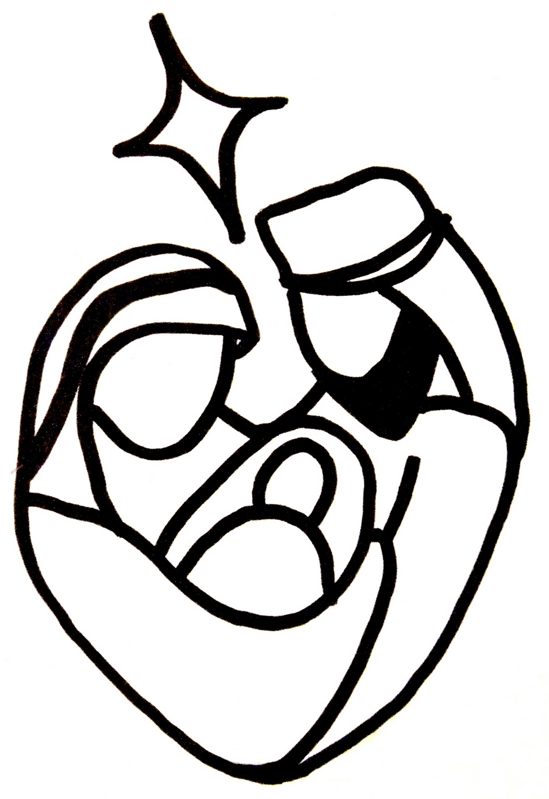 Line Drawing Nativity : Beer family nativity logo
