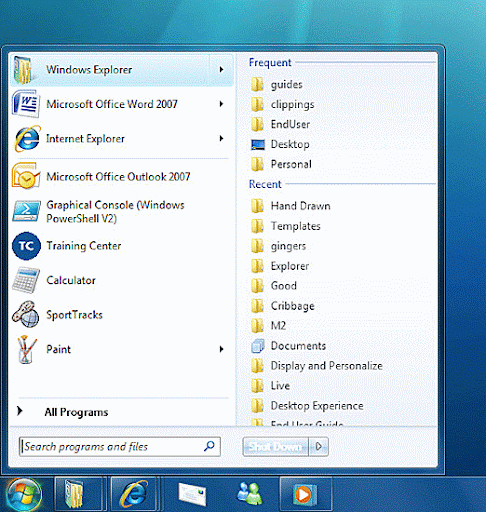 Microsoft Windows 7 screenshot