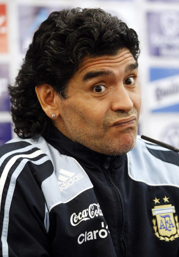 Diego Armando Maradona is an