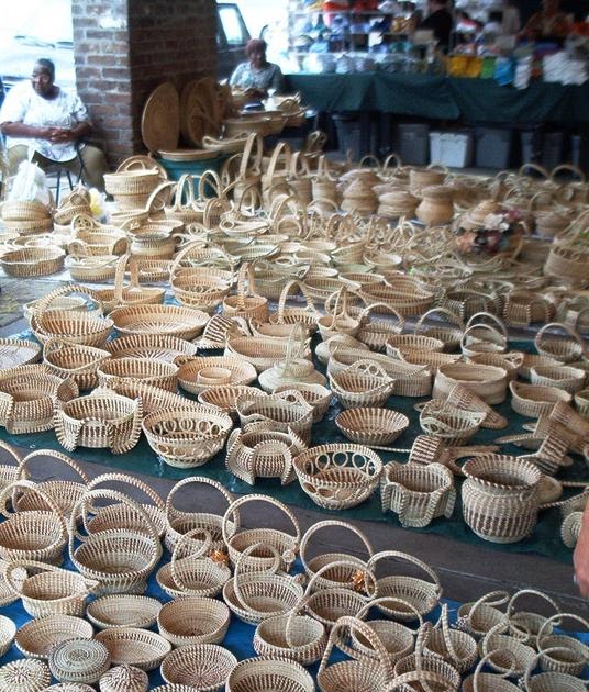 Rebecca Gilliard's Handmade Sweetgrass Baskets Charleston Basket