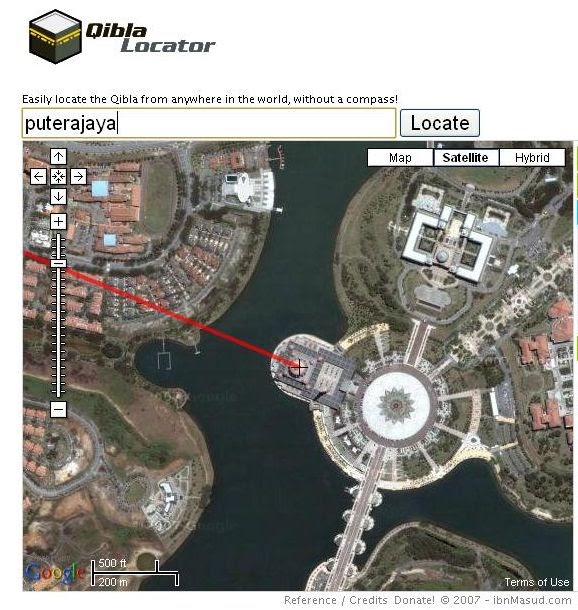 orangmuar Guide for Qibla direction