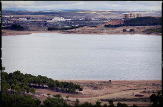 Lago de la Estanca (muy cercano a Calahorra), donde sucedió un hecho inexplicado